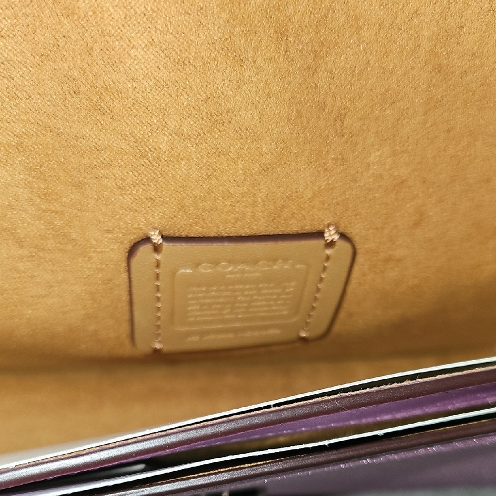 Coach Purple Crossbody Bag - Picture 3 of 5